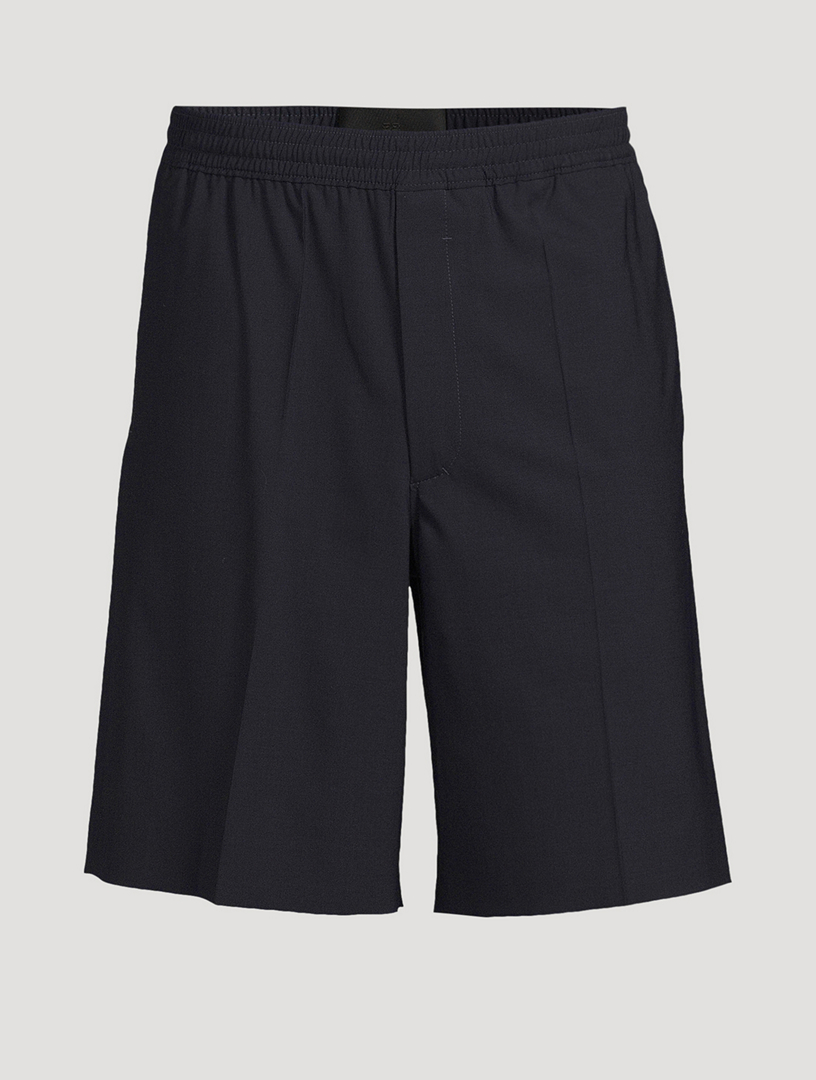 Wool-Blend Jogger Shorts