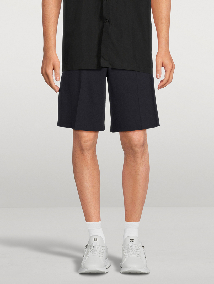 Wool-Blend Jogger Shorts