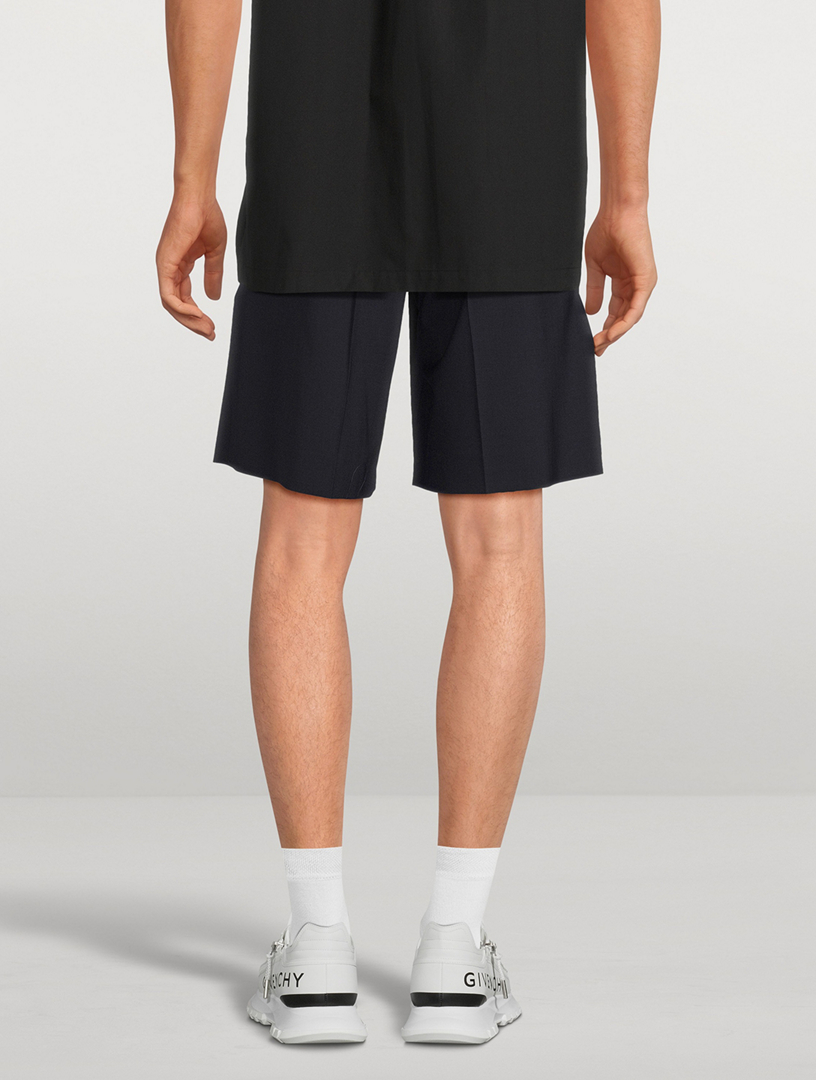 Wool-Blend Jogger Shorts