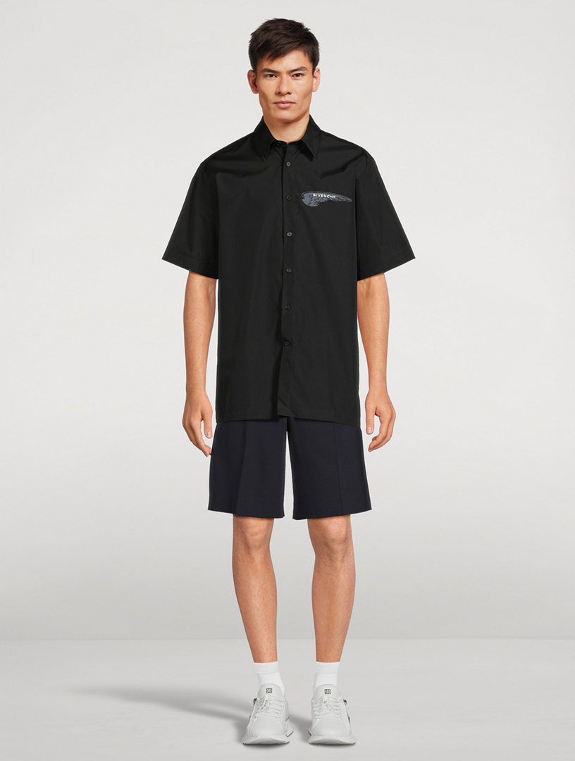 Wool-Blend Jogger Shorts
