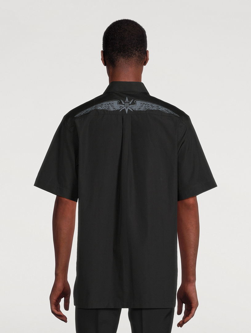Cotton Logo Short-Sleeve Shirt