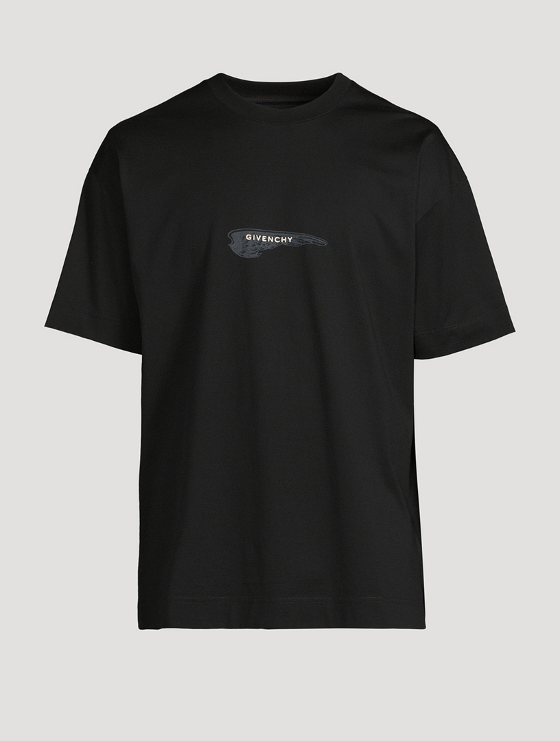 Givenchy Black Wing Logo T Shirt