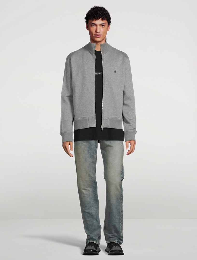 Cotton-Blend Track Jacket