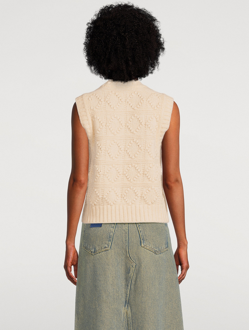 Bauble Knit Sweater Vest