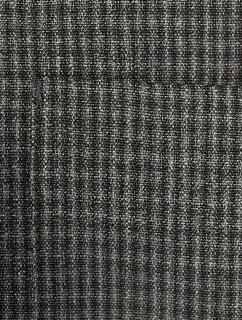 Check Wool Blouson Jacket