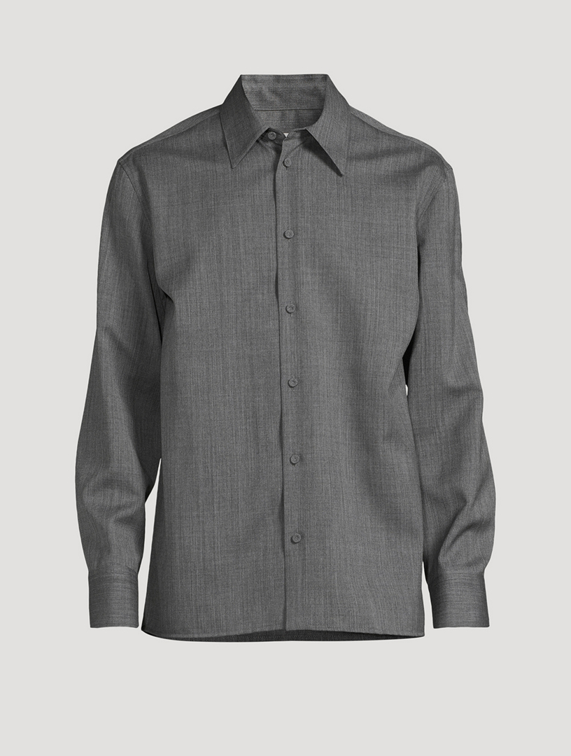 Fine Wool Ripstop Shirt