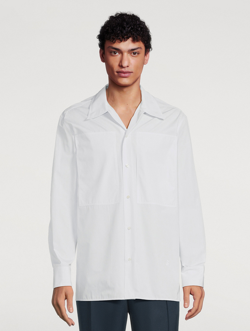 Tuesday Cotton Shirt Stripe Print
