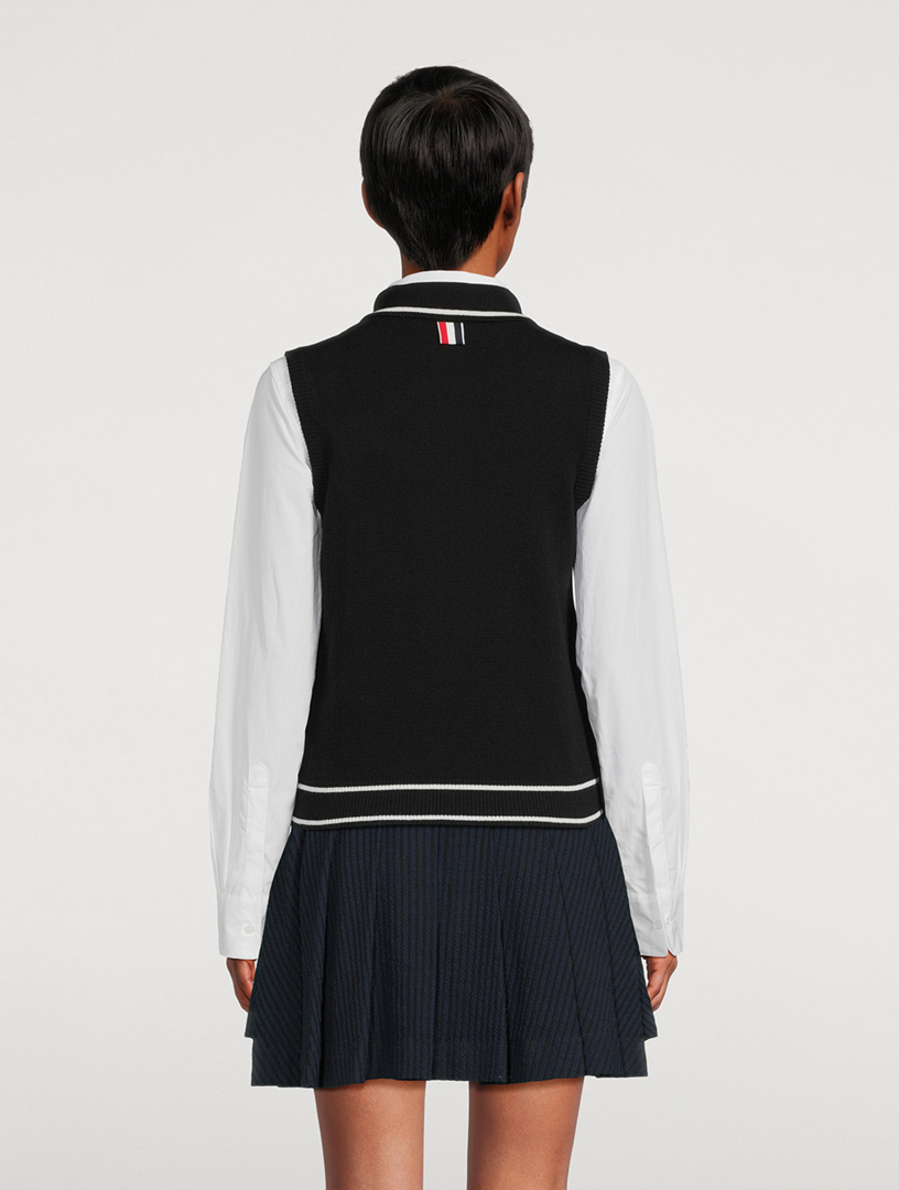 Hector And Rose Jacquard Wool Polo Shirt