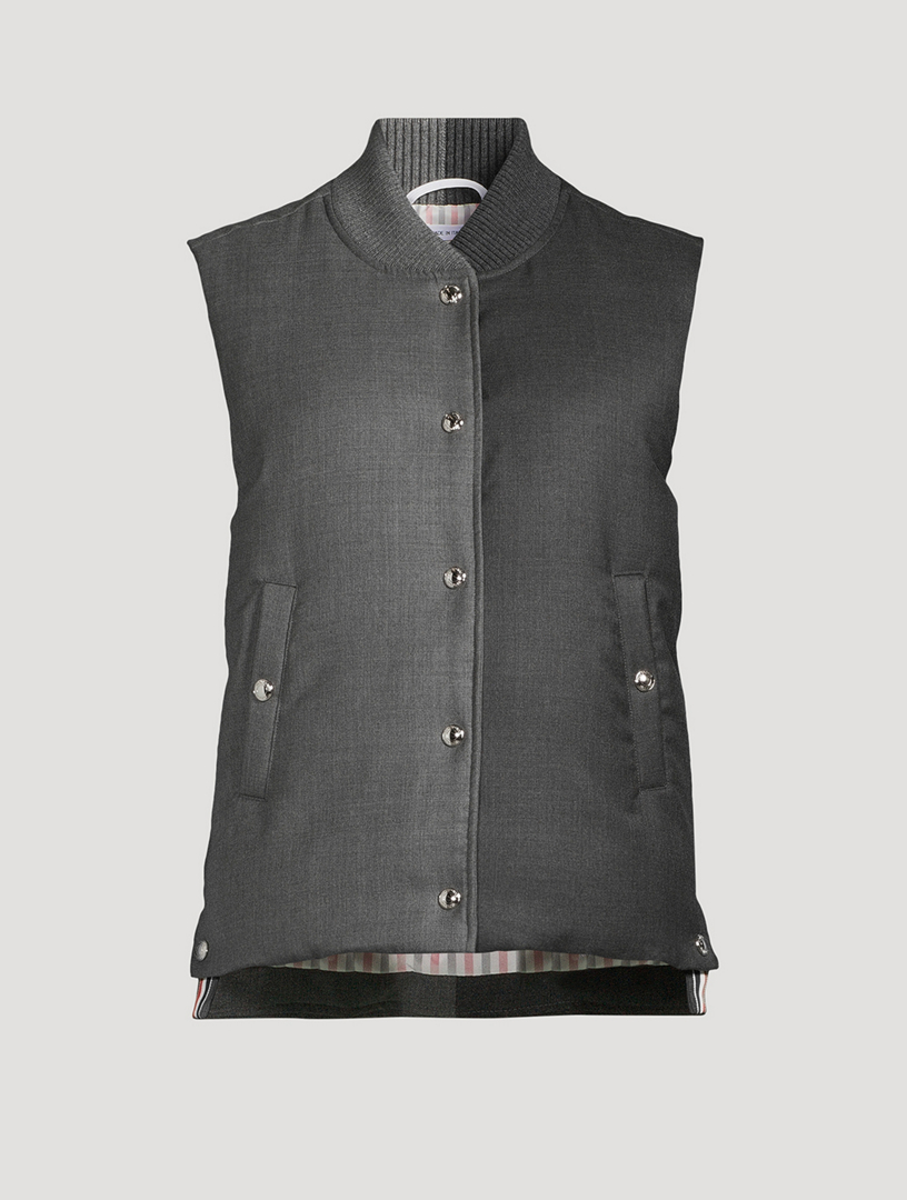 Bicolour Down Vest