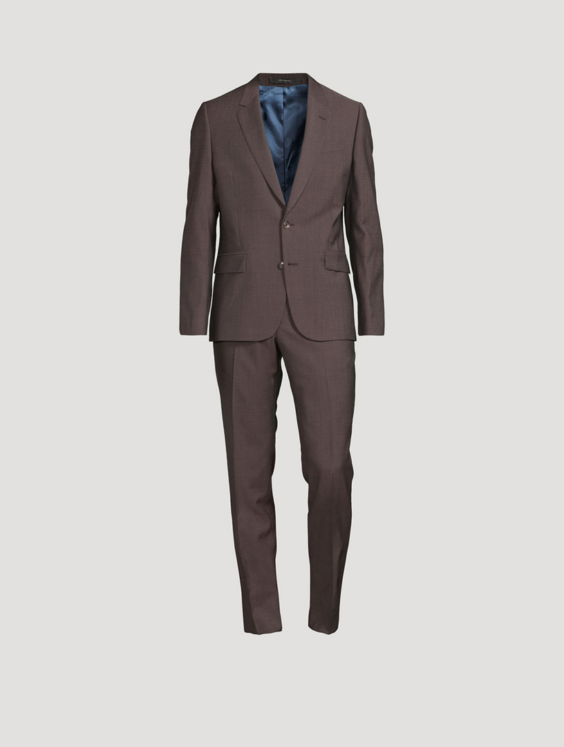 Wool Tailored-Fit Two-Piece Suit