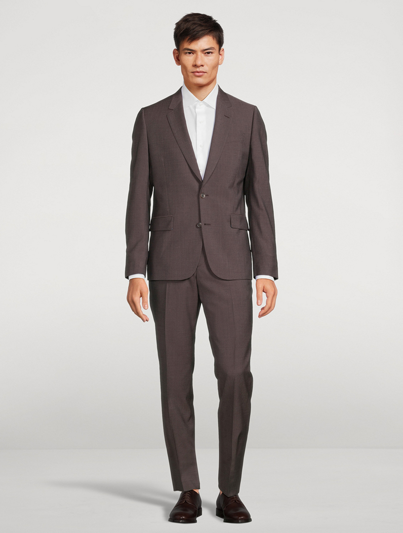 Wool Tailored-Fit Two-Piece Suit