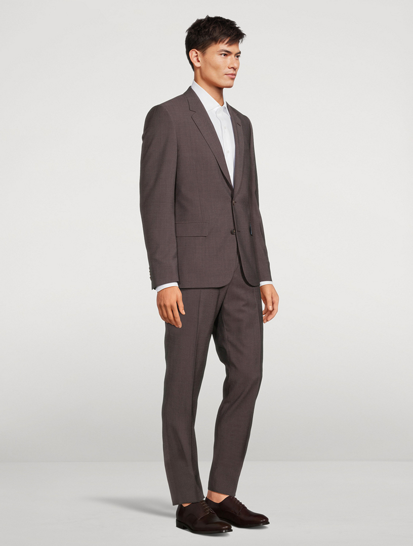 Wool Tailored-Fit Two-Piece Suit