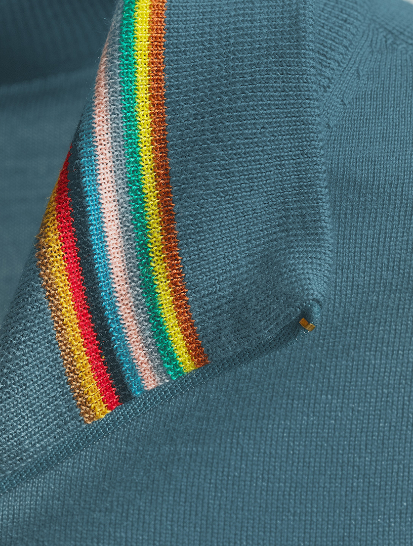 Wool Quarter-Zip Sweater