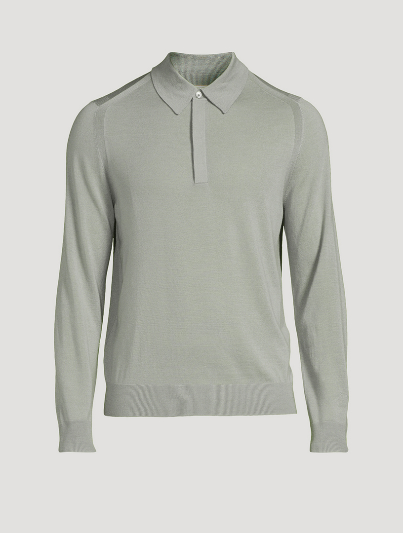 Wool Polo Sweater