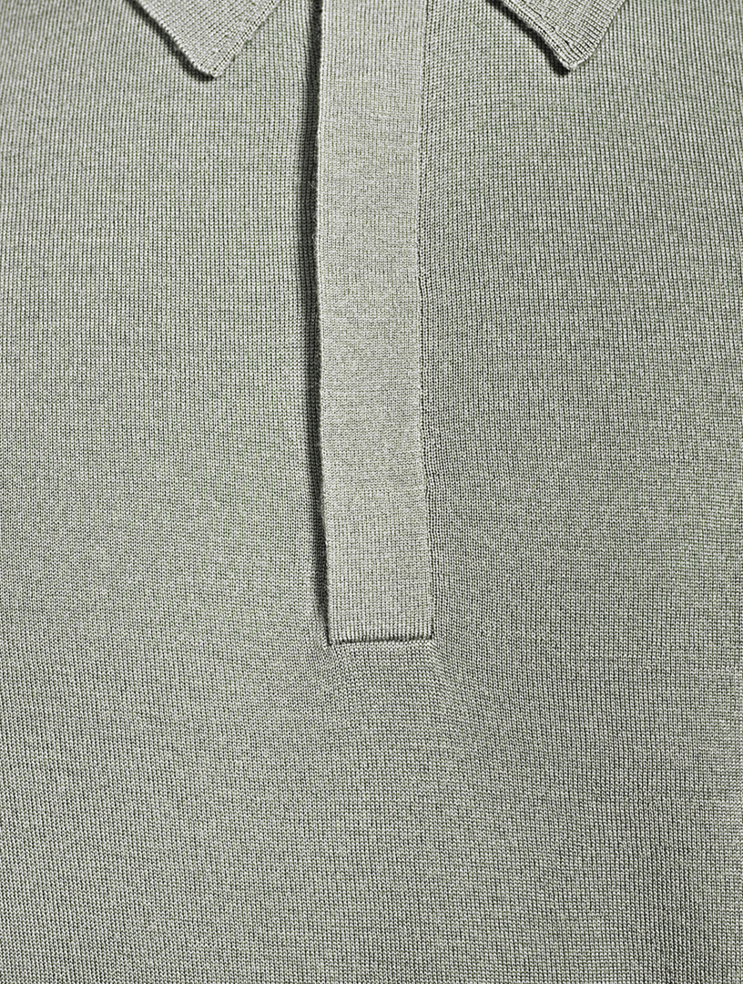 Wool Polo Sweater