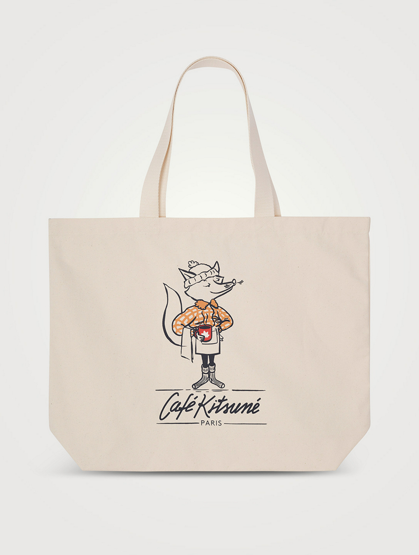 CAFE KITSUNE Only At Holts Canvas Tote Bag Holt Renfrew