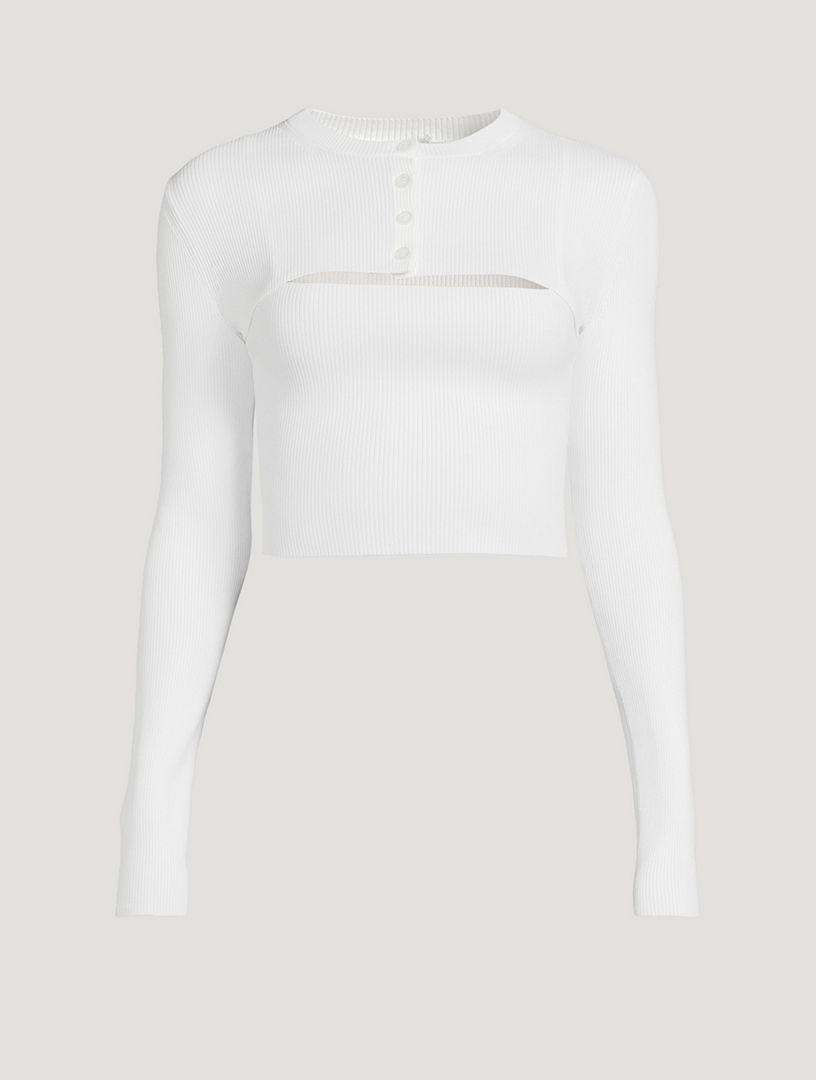 Cropped Cardigan Twinset