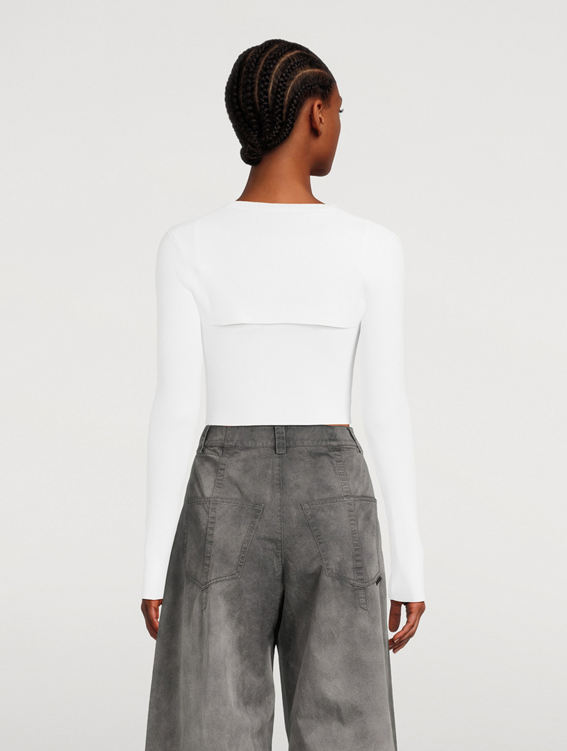 Cropped Cardigan Twinset