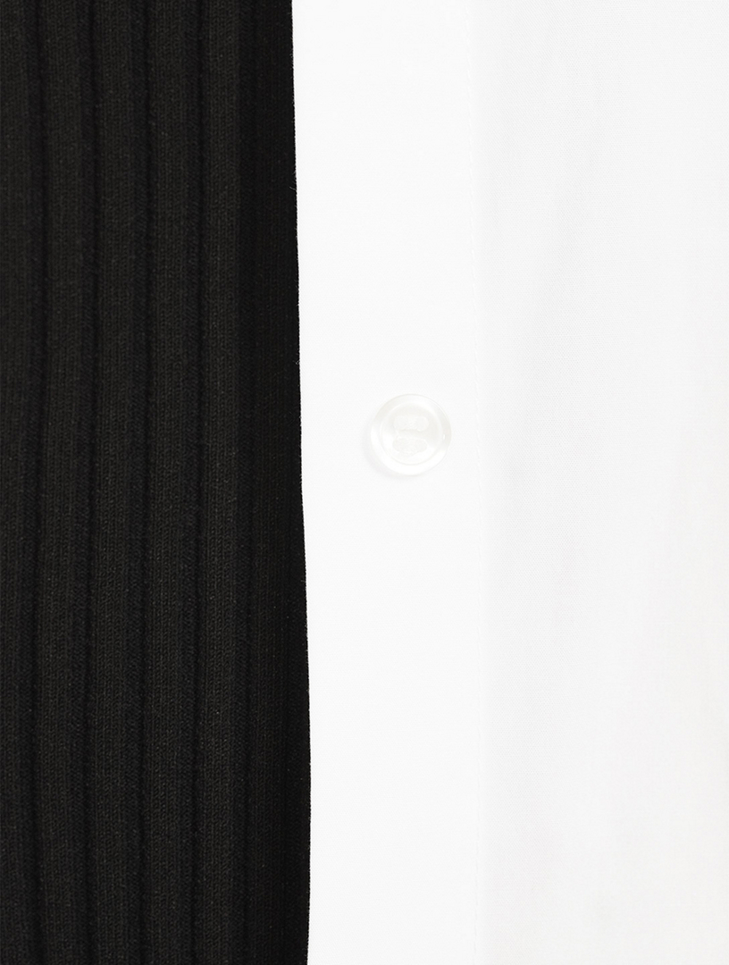 Layered Cami And Poplin Shirt