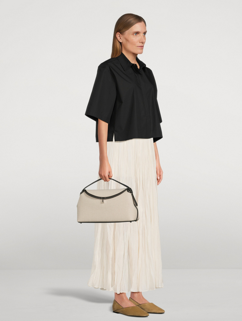 T-Lock Canvas Top Handle Bag