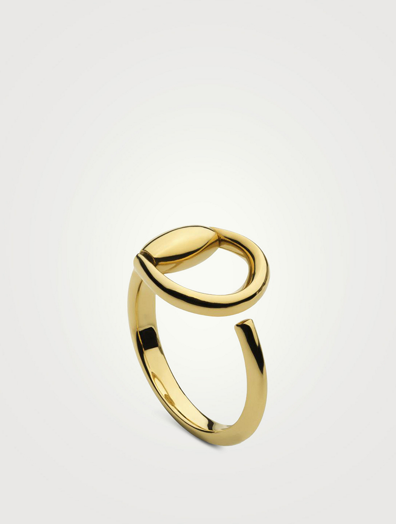 Horsebit 18K Gold Ring