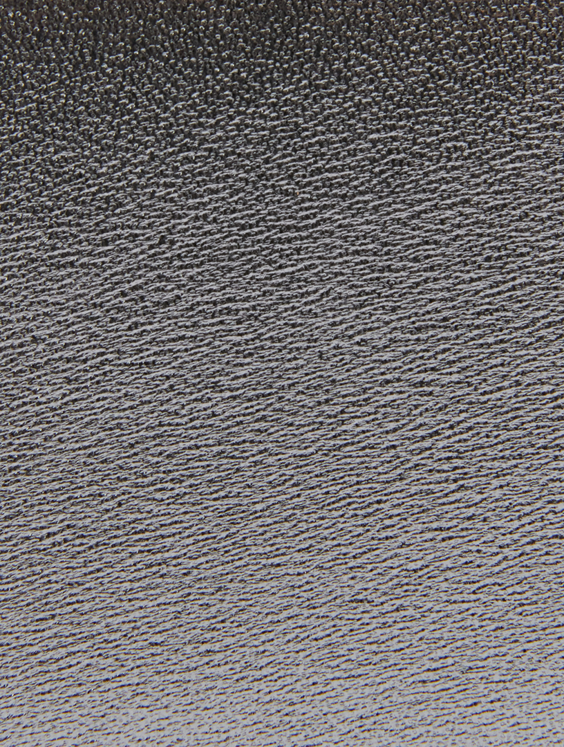 Knuckle Snake Metallic Leather Clutch