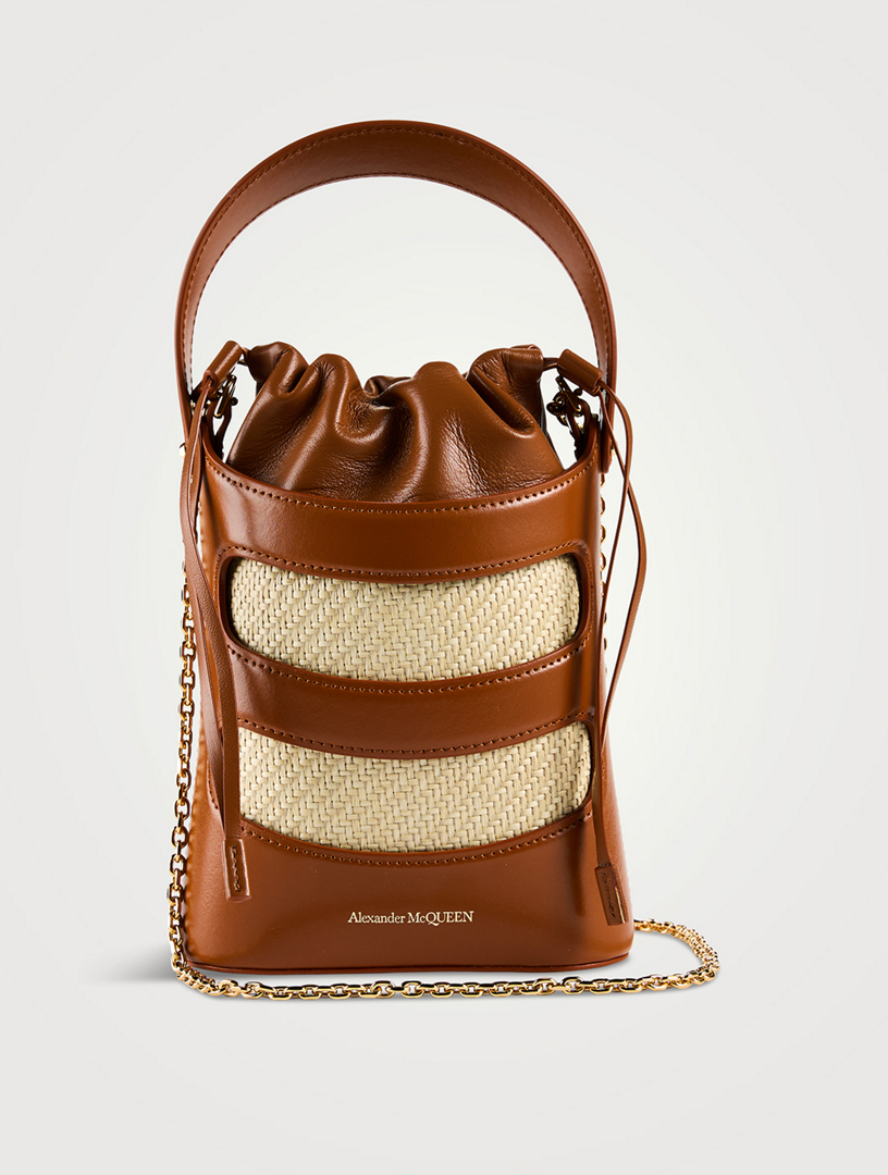 Large leather bucket bag hotsell