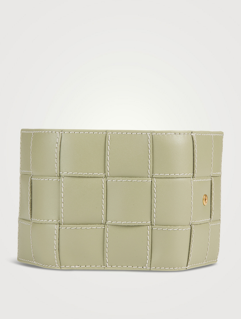 ■BOTTEGA VENETA■ CASSETTE イントレチャート Leather Wallet BOTTEGA VENETA Cassette Leather Tri-Fold Leather Wallet