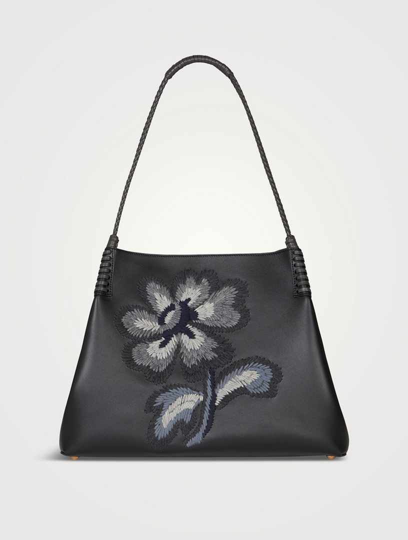 ETRO LIBRA MEDIUM SMOOTH LEATHER TOTE BAG