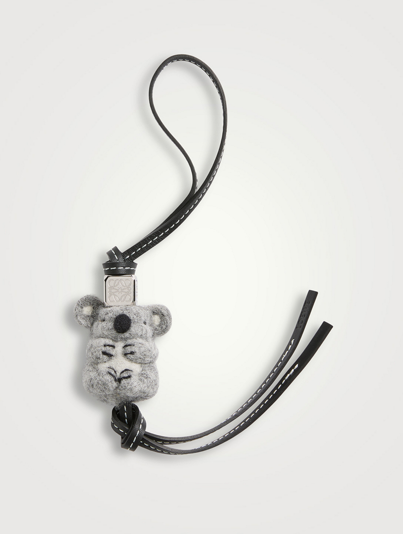 LOEWE Koala Felt Bag Charm | Holt Renfrew