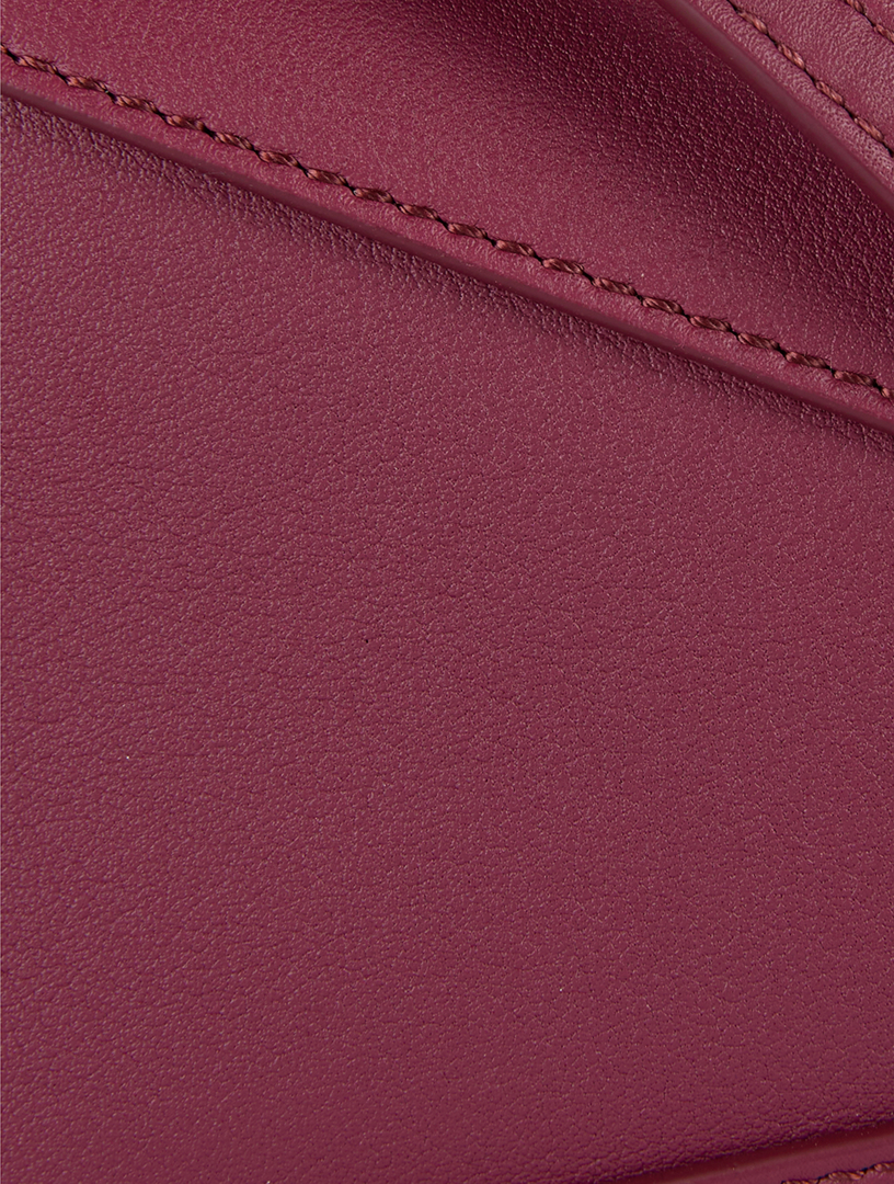 Mini Puzzle Edge Leather Bag