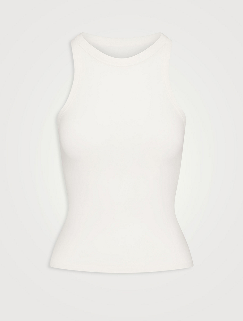 Jersey Highneck Tank Top
