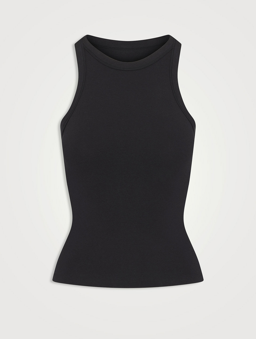 Jersey Highneck Tank Top