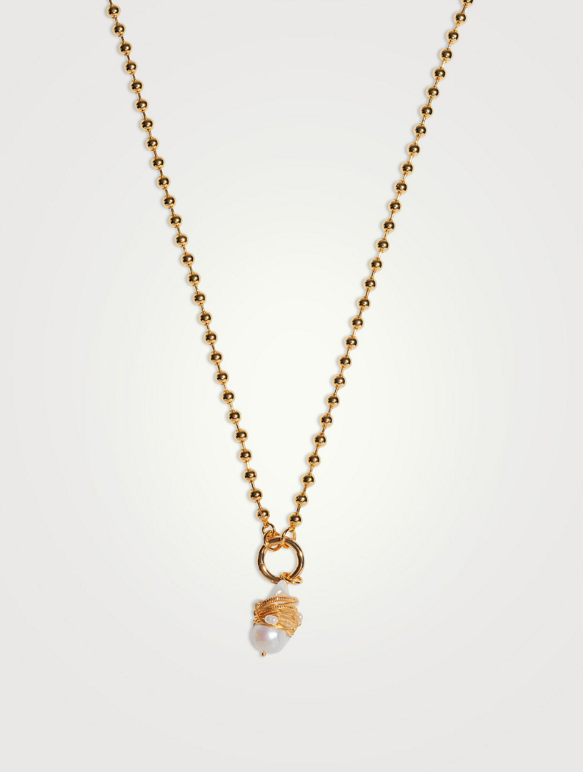 Long Snow Drop Necklace