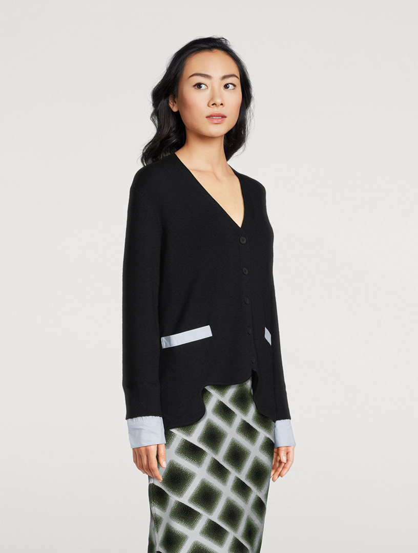 Lilo Colourblock Wool Cardigan