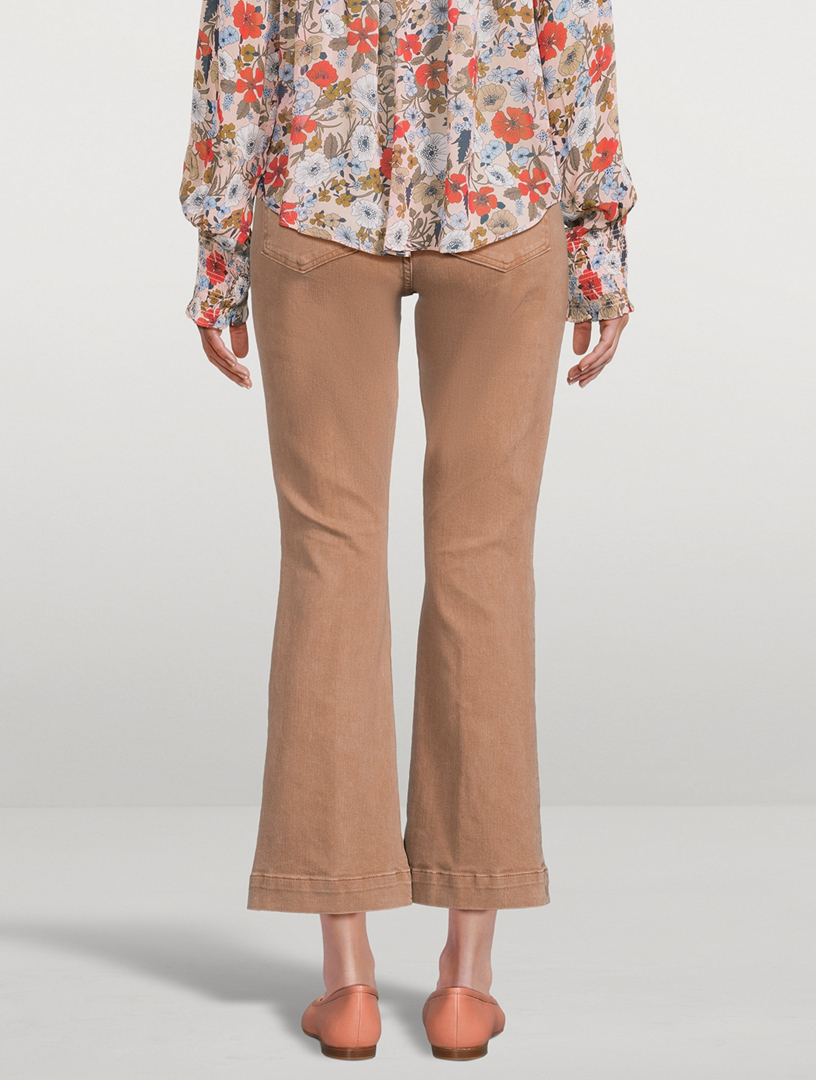 Carson Crop Flare Jeans
