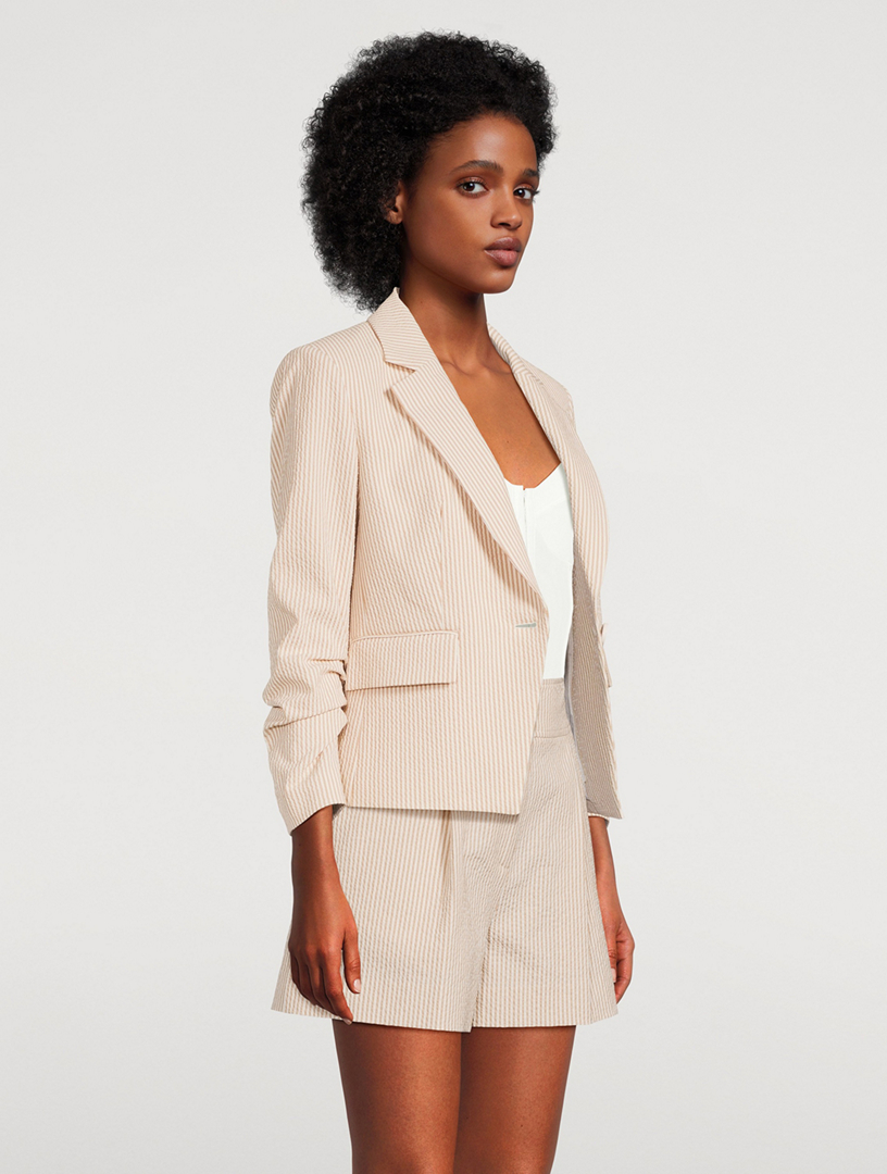 Aaliyah Dickey Stretch Cotton Jacket
