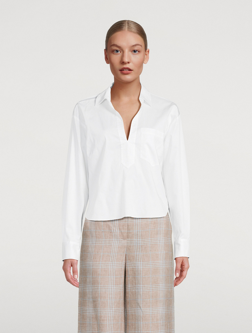 Khai Johnny Collar Top