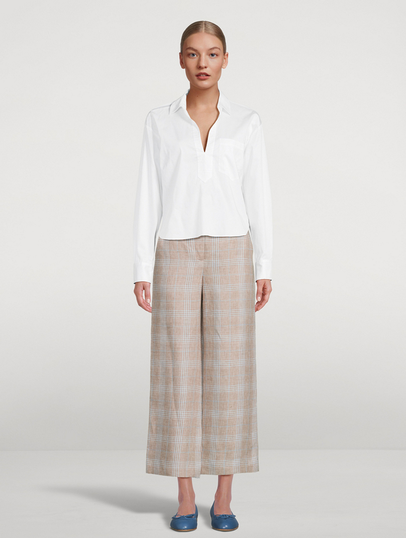 Khai Johnny Collar Top