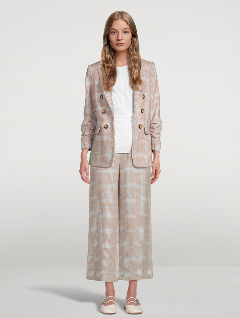 Brixton Wide Leg Linen Pants