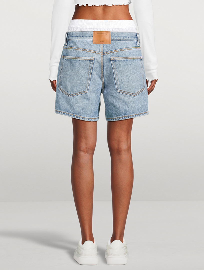 Women s Designer Jean Shorts Holt Renfrew