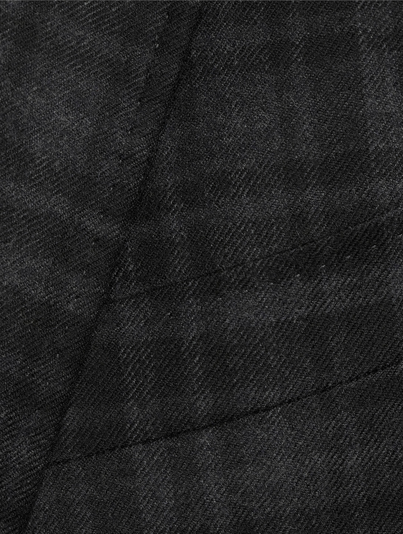 Kei Wool Two-Piece Suit Check Print