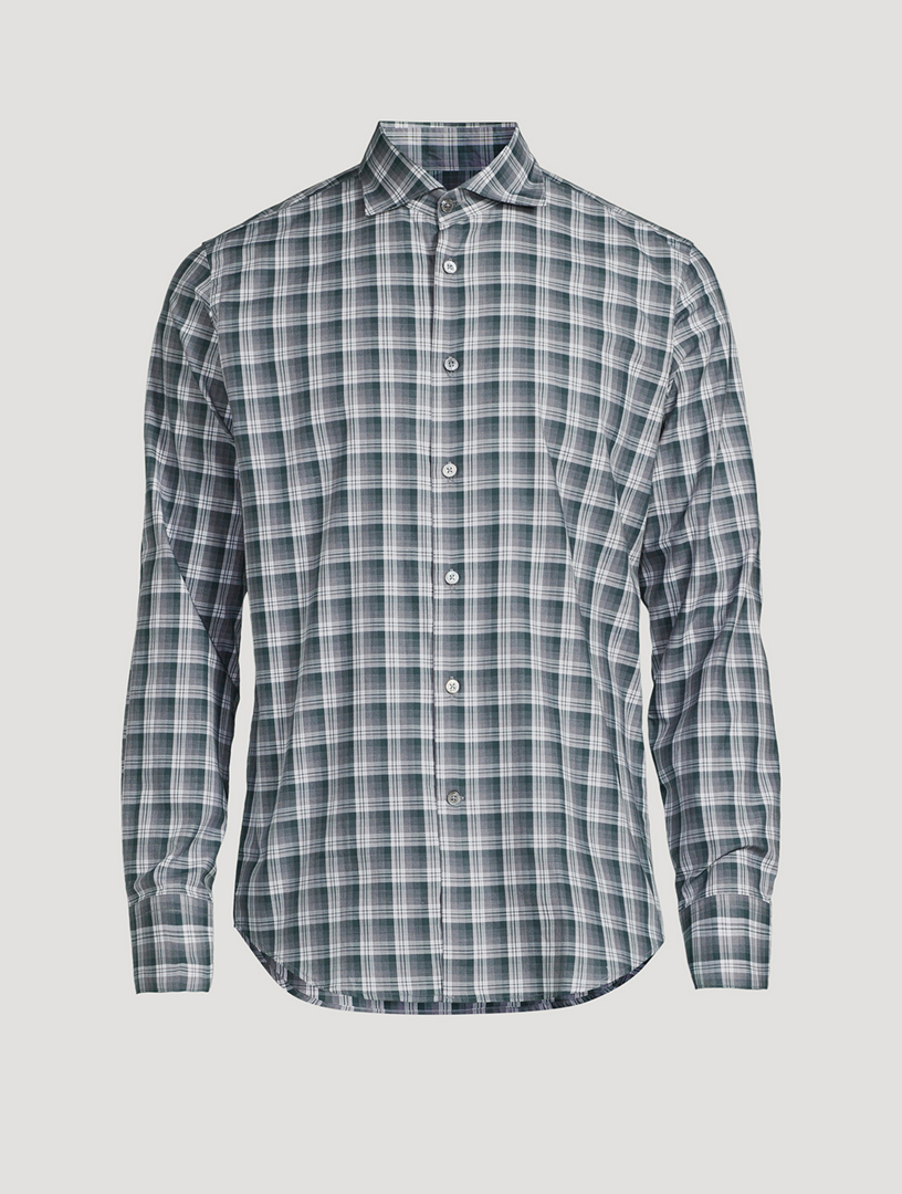 Sport Shirt Check Print