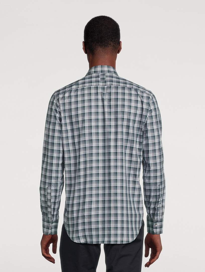 Sport Shirt Check Print