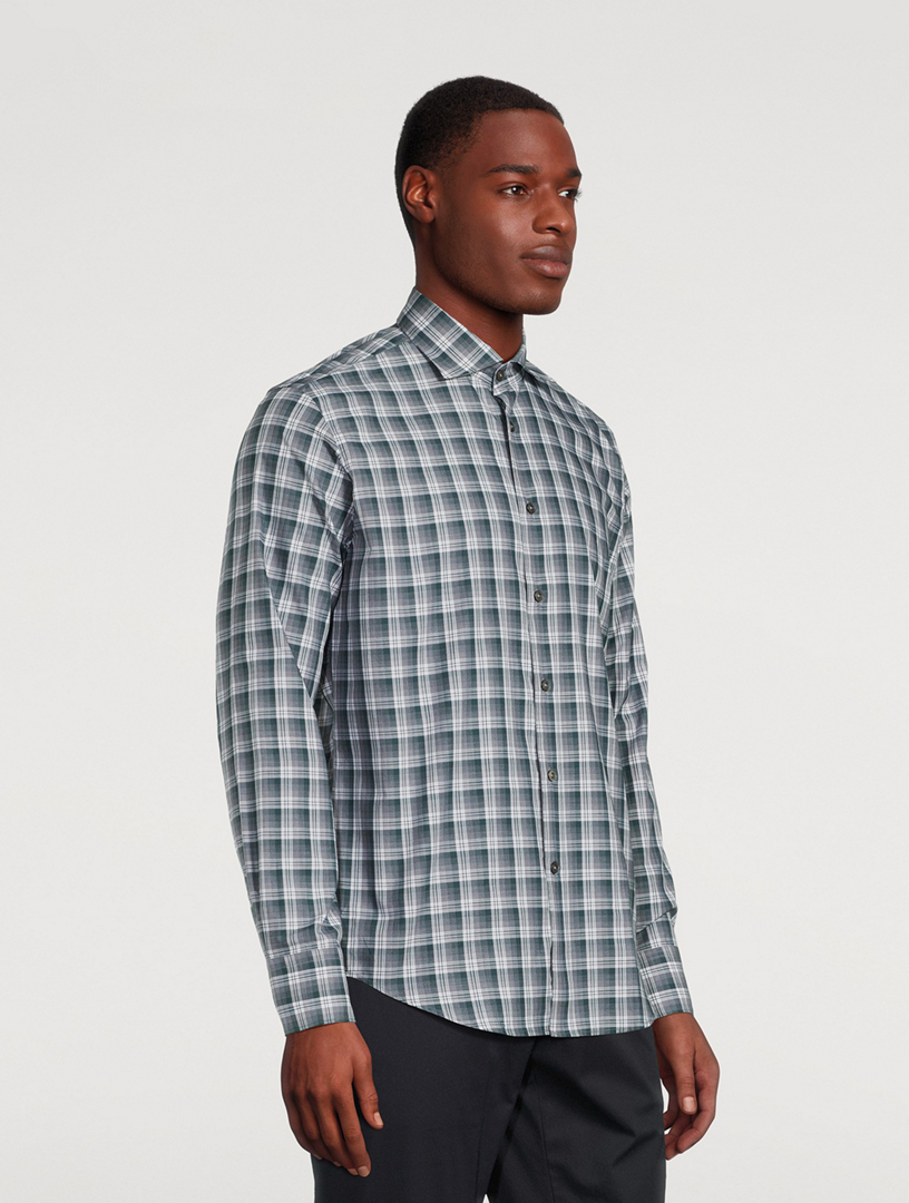 Sport Shirt Check Print