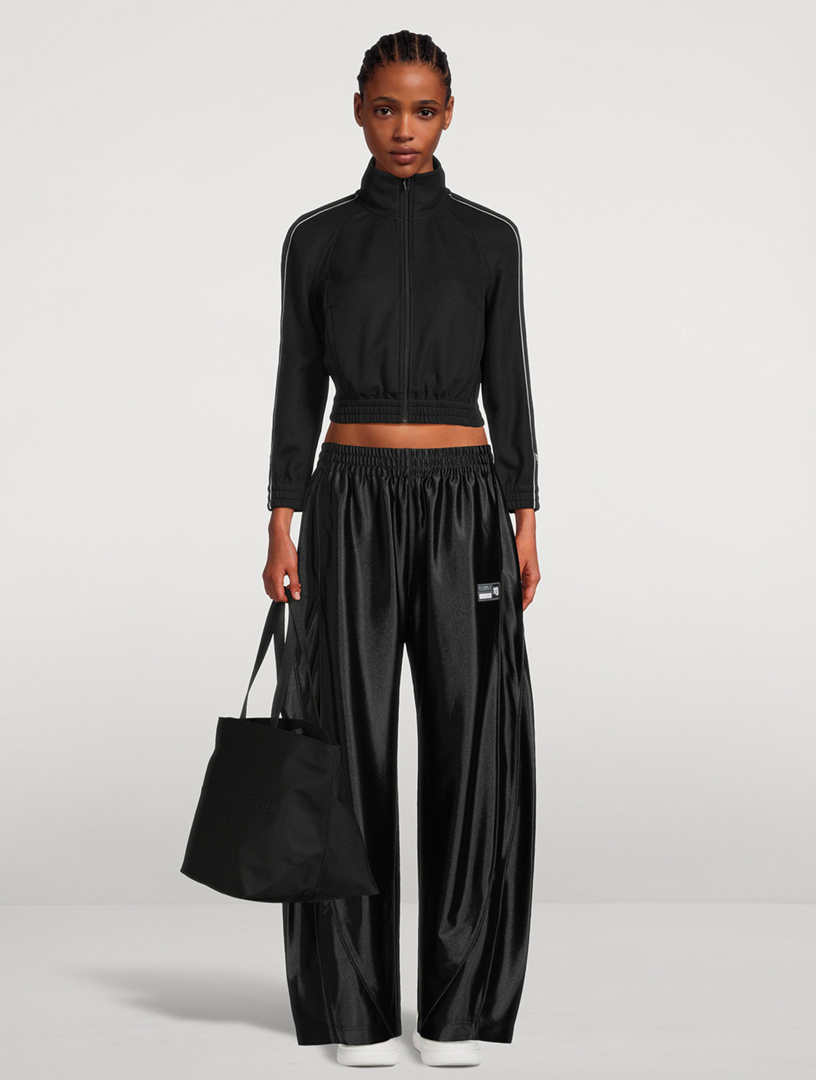 T By Alexander Wang Logo Label Trousers Black S