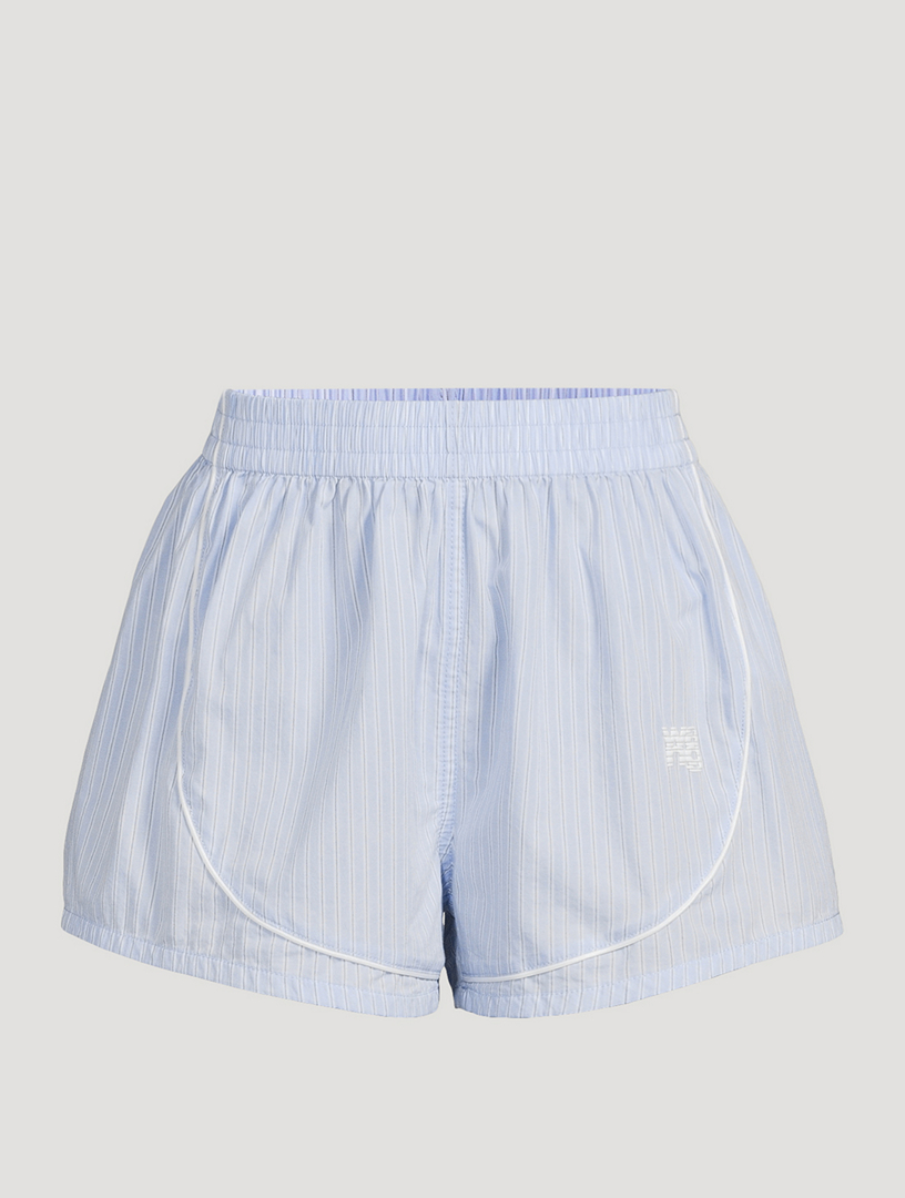 パンツ ALEXANDER WANG Stripe Boxer Shorts ALEXANDERWANG.T Cotton