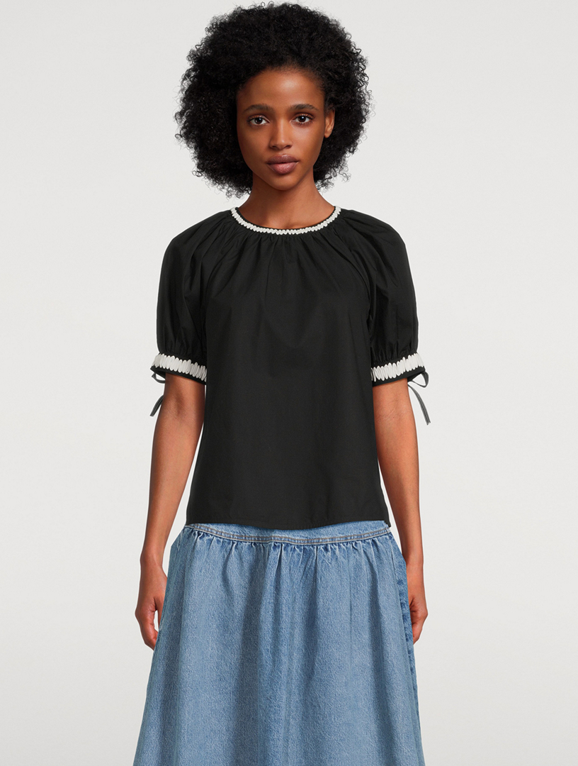 Amara Embroidered Top