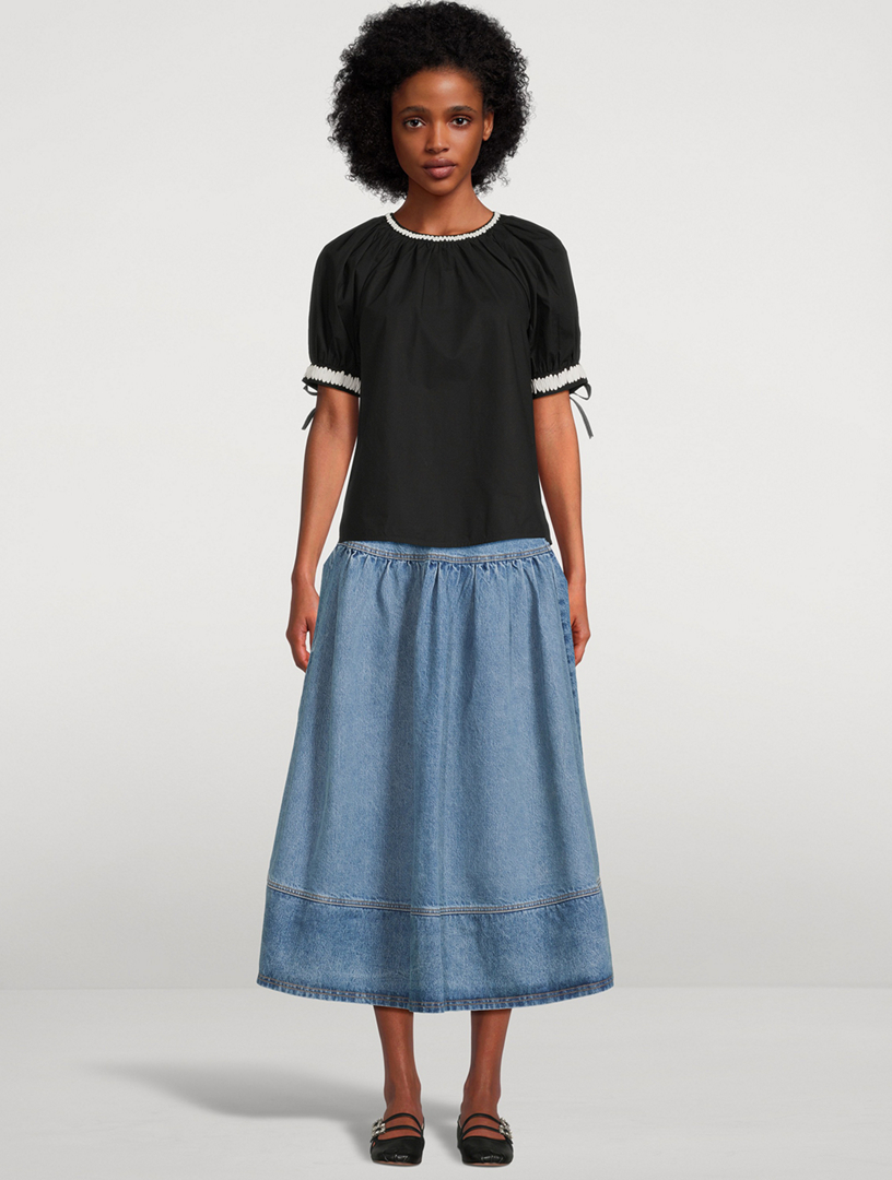 Amara Embroidered Top