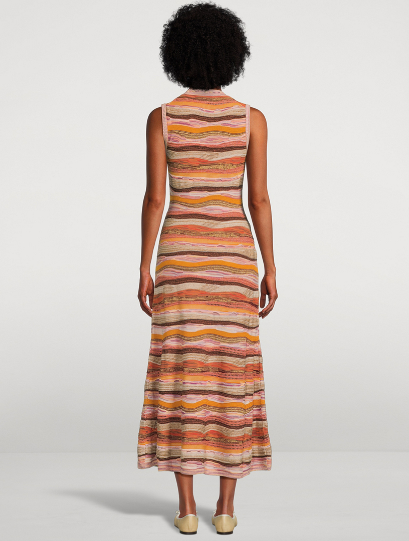 Fauna Wave Knit Dress